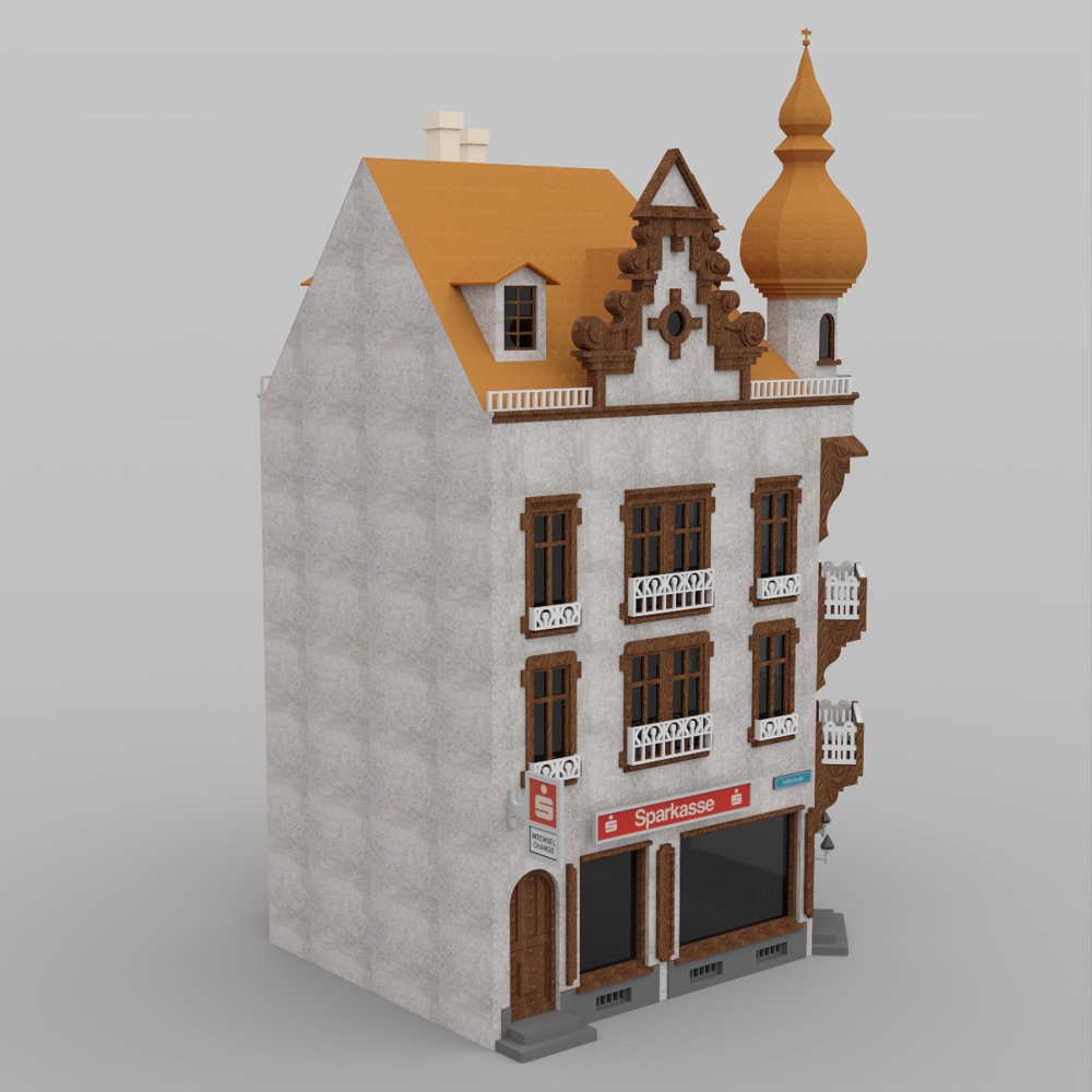 Townhouse 1 for DAZ Studio by N/A