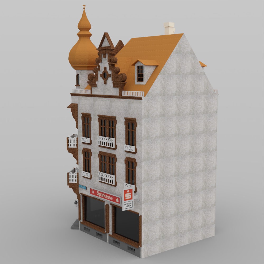 Townhouse 1 for DAZ Studio by N/A