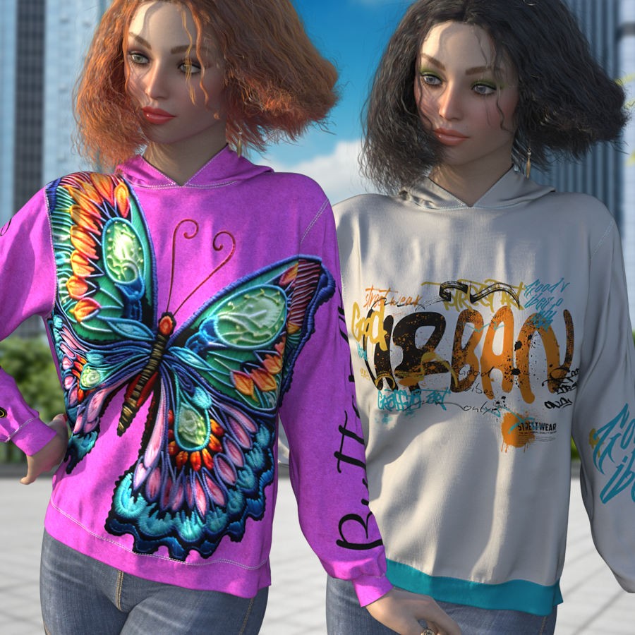 DA-StreetStyle for dForce Comfort Hoodie G8FG8.1 G9 by Sveva by N/A