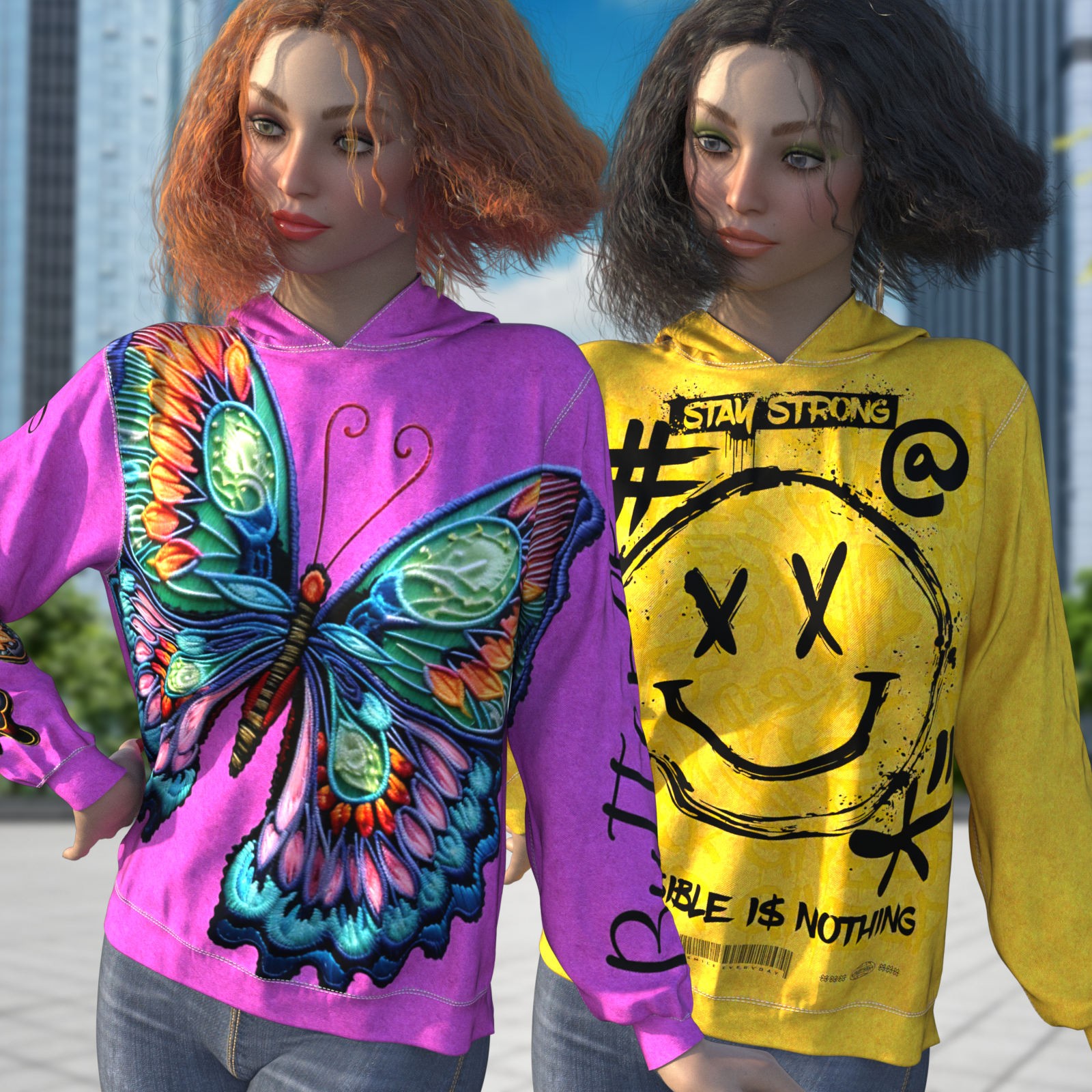 DA-StreetStyle for dForce Comfort Hoodie G8FG8.1 G9 by Sveva by N/A