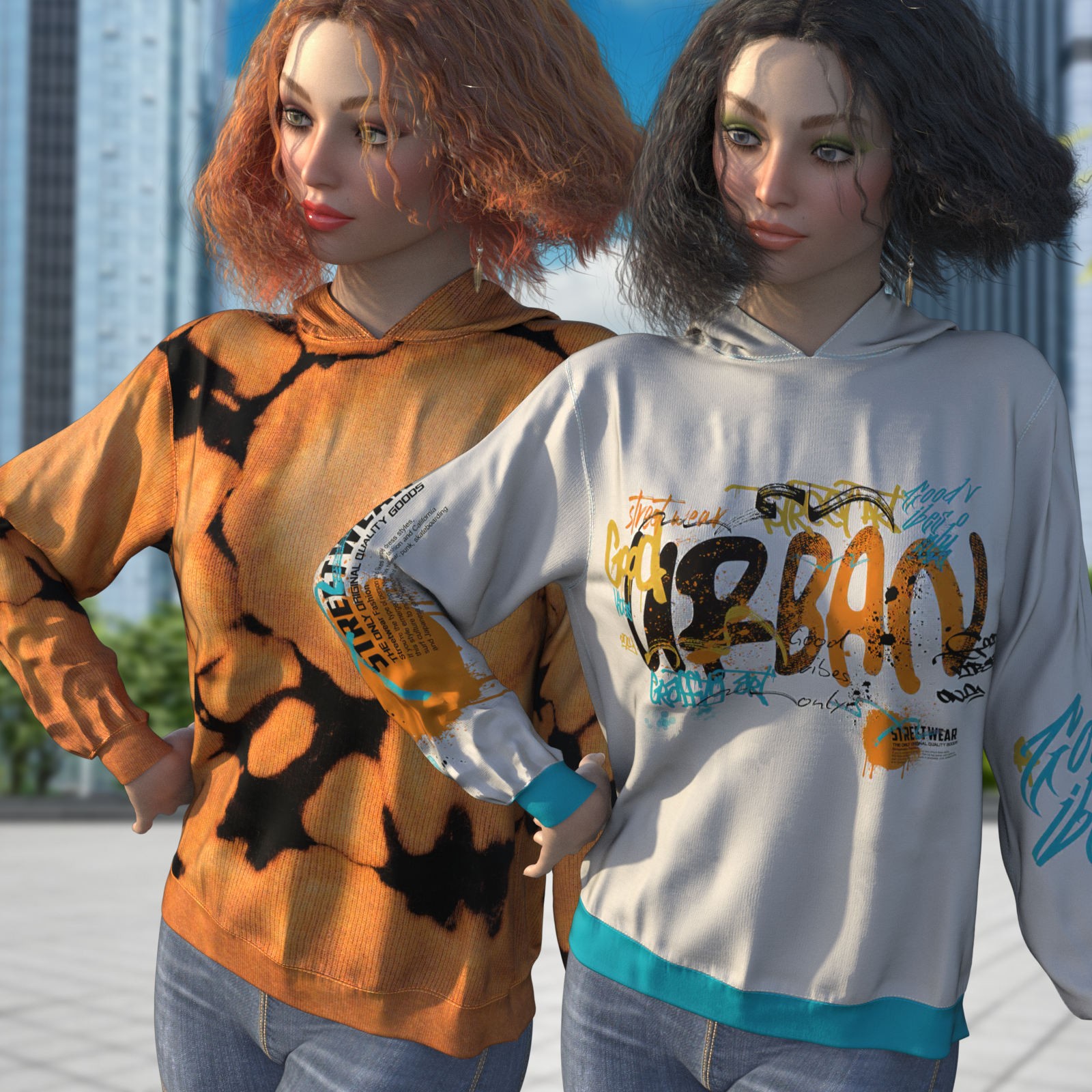 DA-StreetStyle for dForce Comfort Hoodie G8FG8.1 G9 by Sveva by N/A