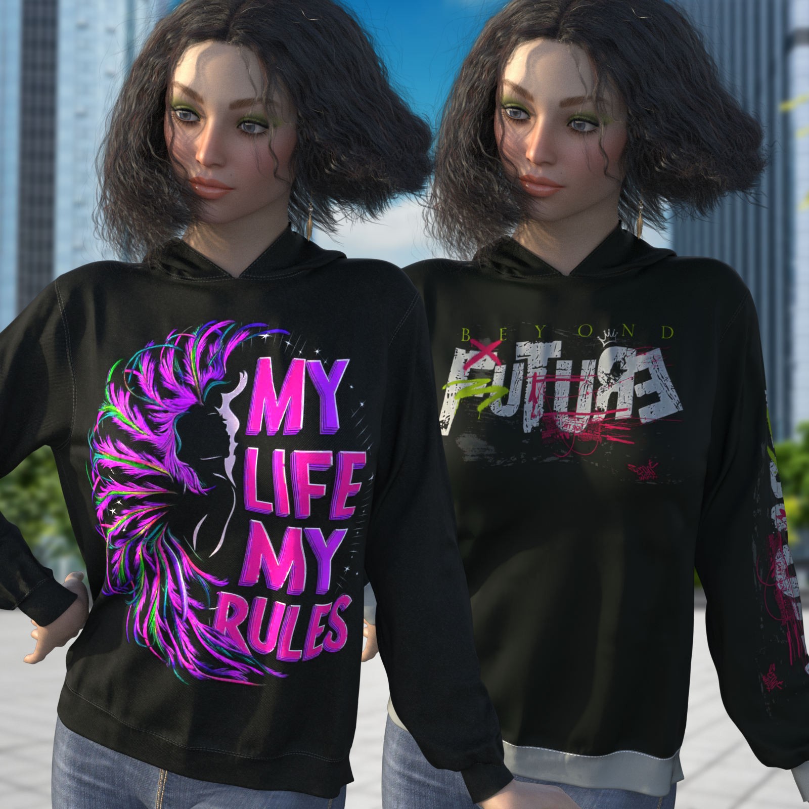 DA-StreetStyle for dForce Comfort Hoodie G8FG8.1 G9 by Sveva by N/A