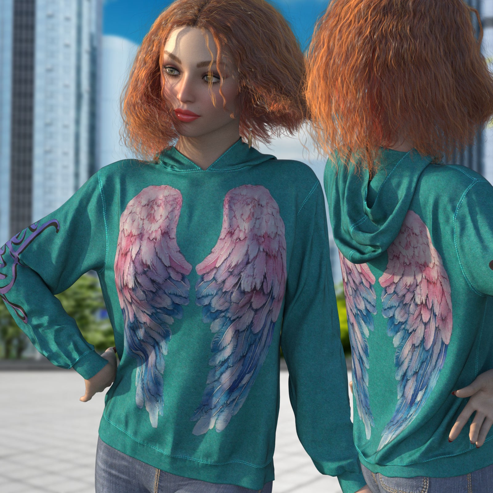 DA-StreetStyle for dForce Comfort Hoodie G8FG8.1 G9 by Sveva by N/A