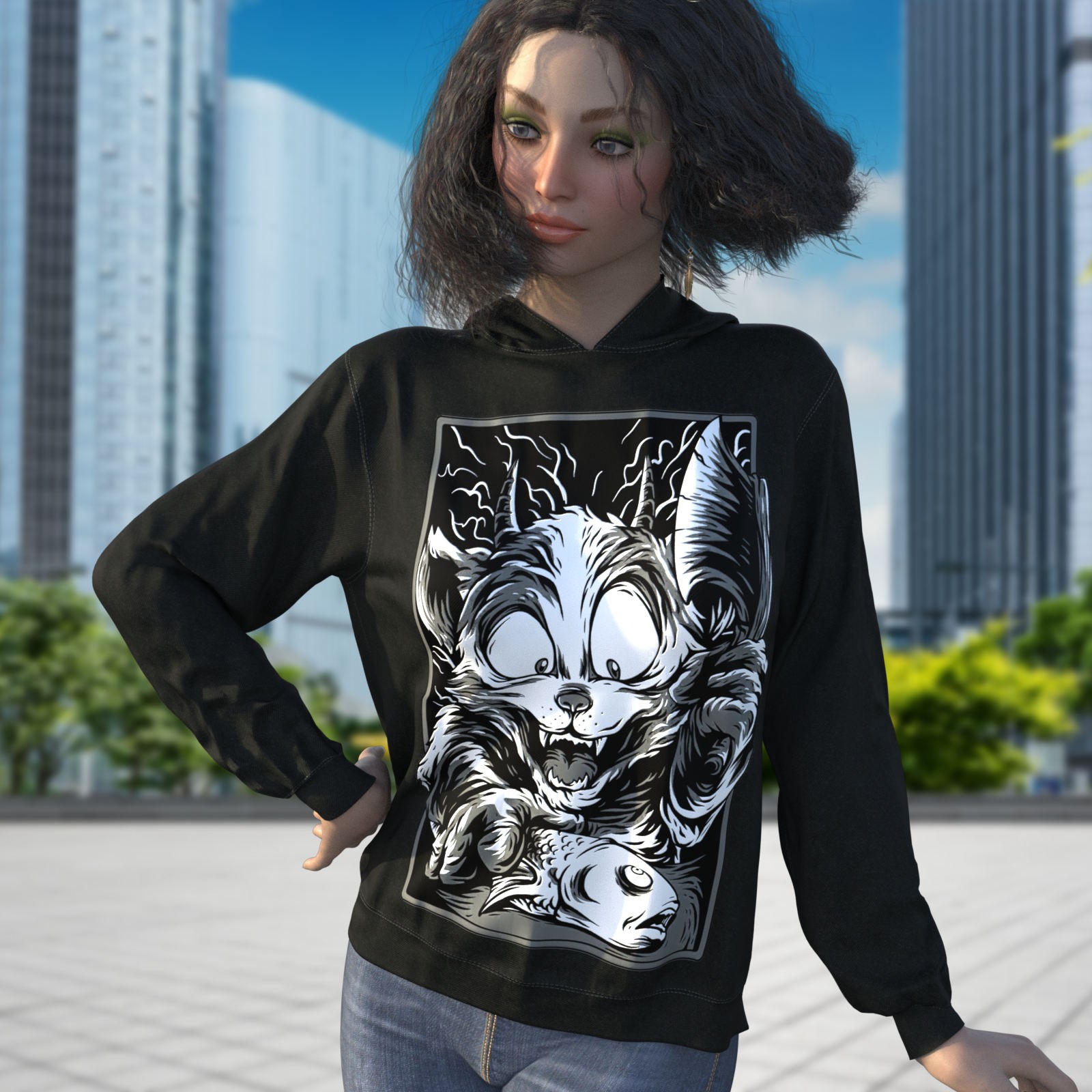 DA-StreetStyle for dForce Comfort Hoodie G8FG8.1 G9 by Sveva by N/A
