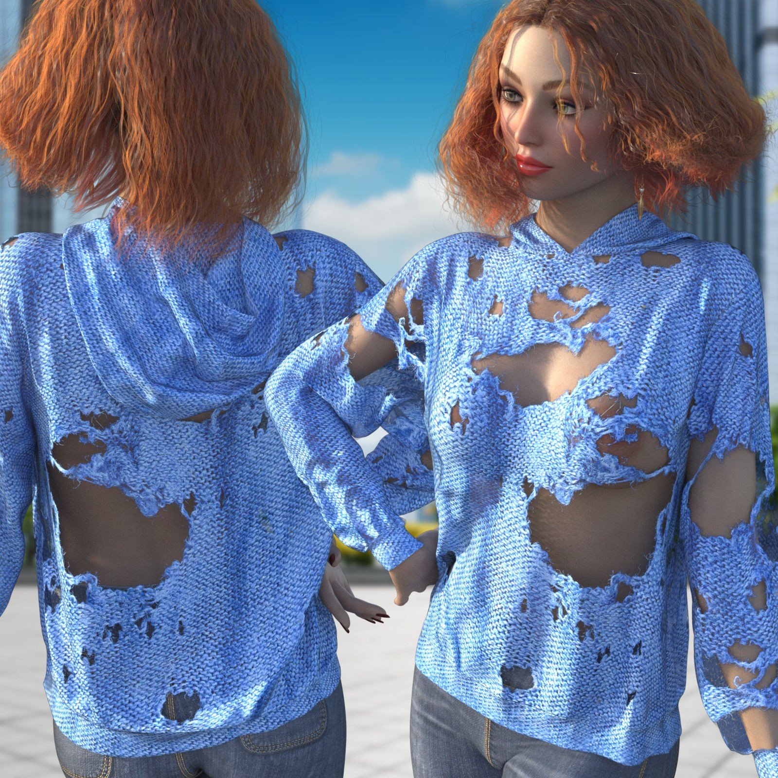 DA-StreetStyle for dForce Comfort Hoodie G8FG8.1 G9 by Sveva by N/A