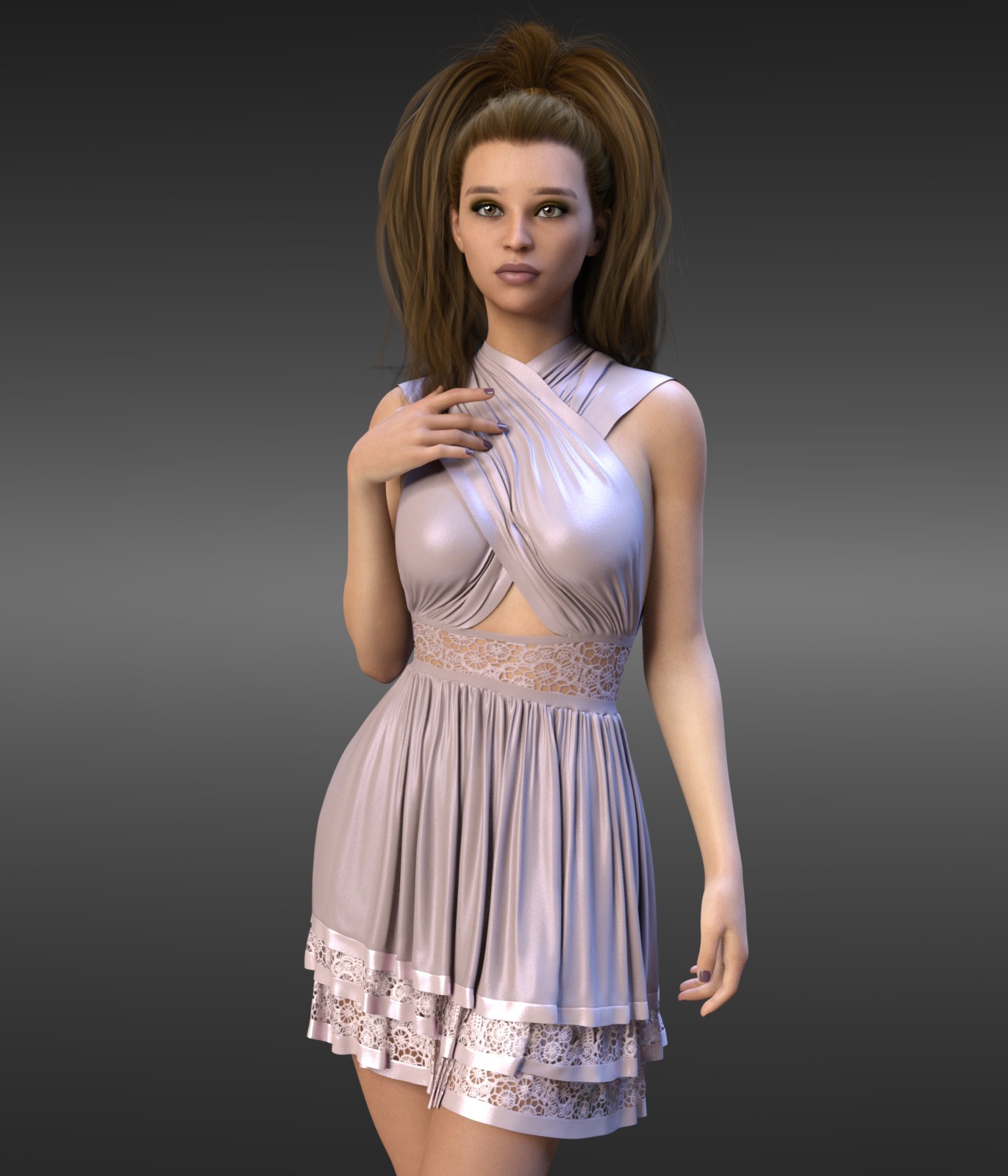 MbM Whimsical Dress Style 01 for Genesis 8 Female by N/A