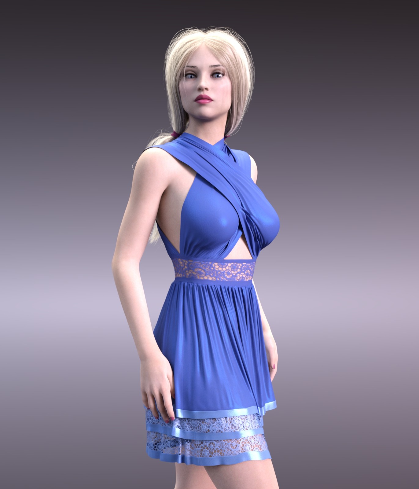MbM Whimsical Dress Style 01 for Genesis 8 Female by N/A