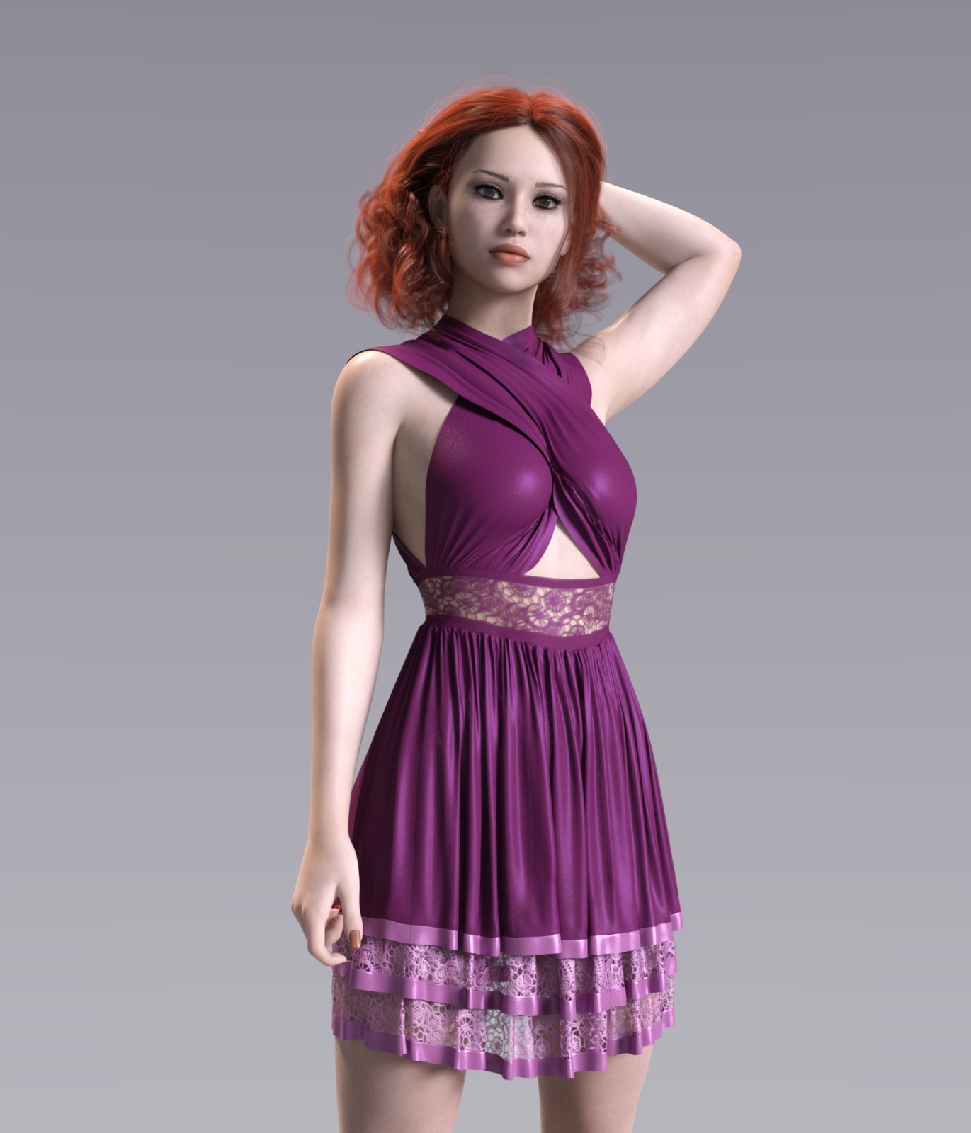 MbM Whimsical Dress Style 01 for Genesis 8 Female by N/A