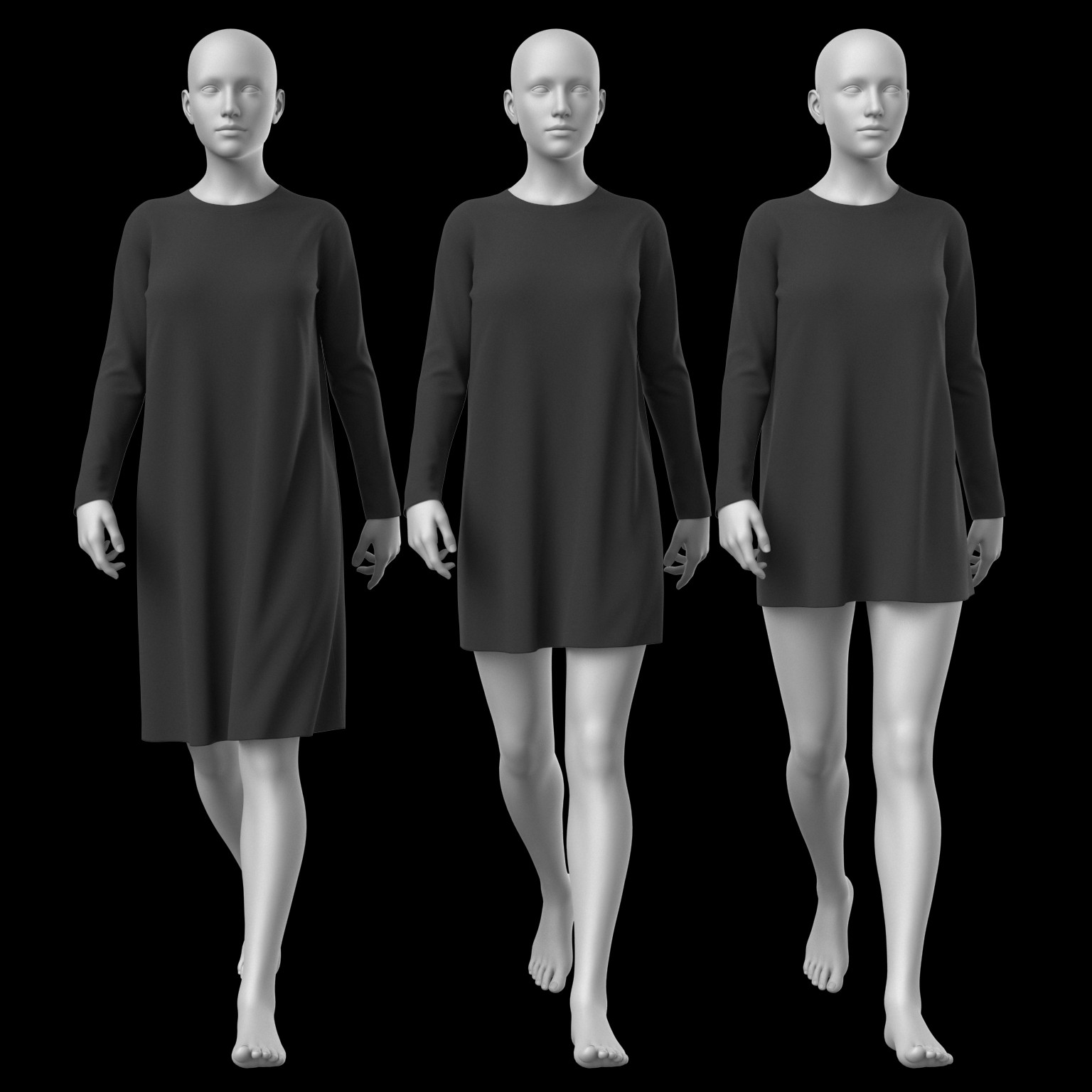 Short Dress 6v and Nylon Stockings G8 Female by N/A