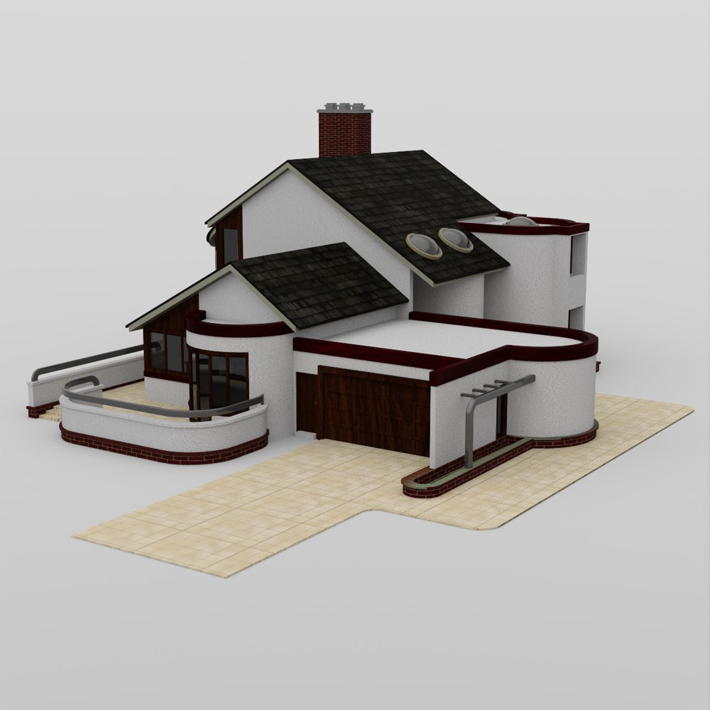 Modern House 2 for DAZ Studio by N/A