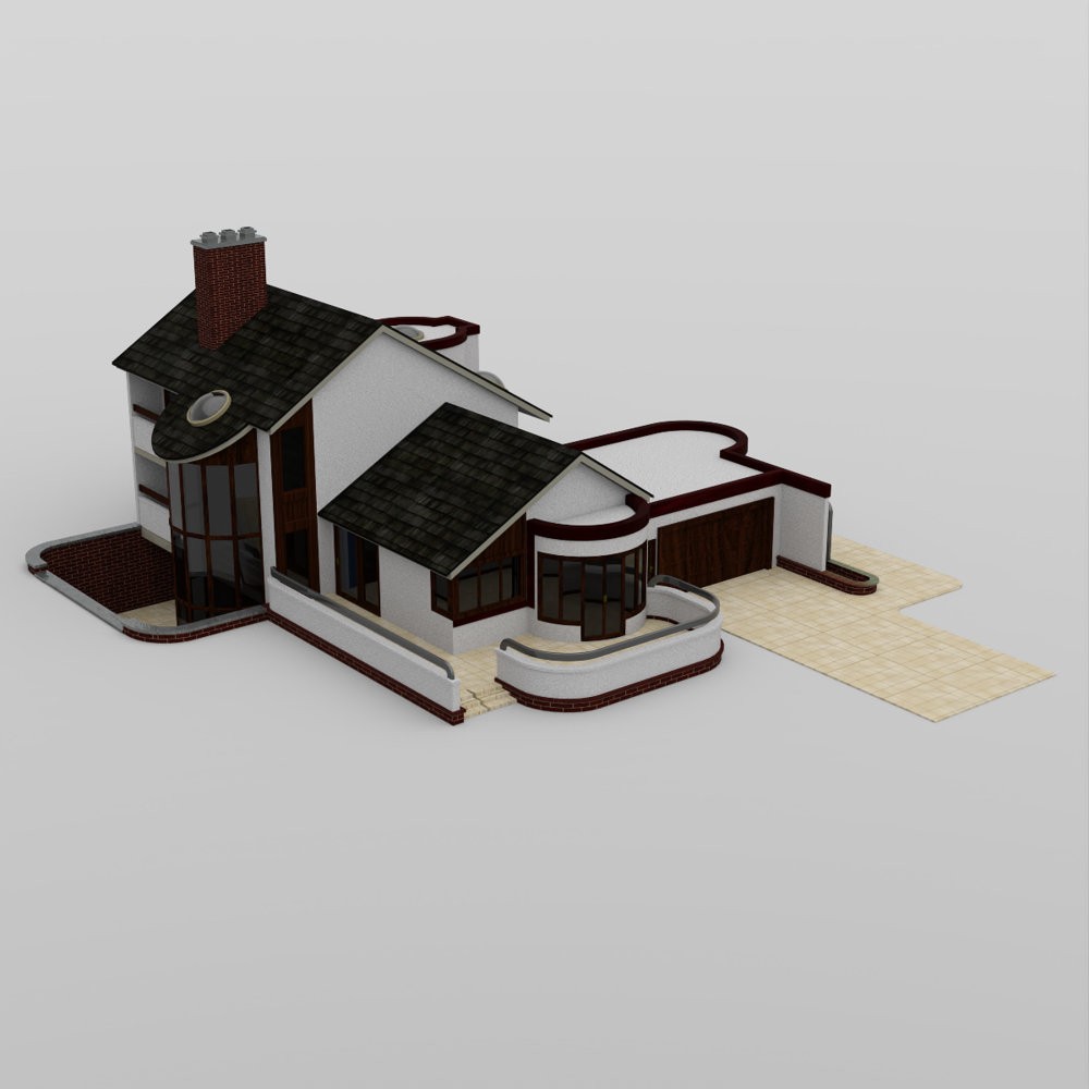Modern House 2 for DAZ Studio by N/A