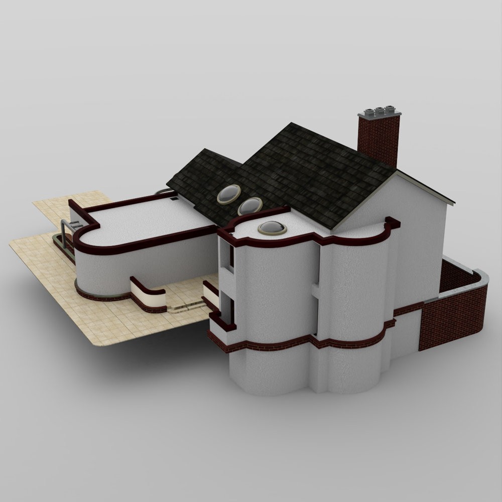 Modern House 2 for DAZ Studio by N/A