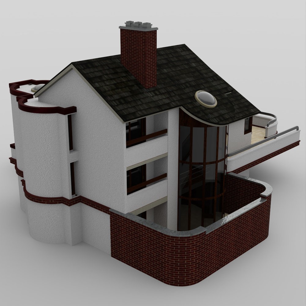 Modern House 2 for DAZ Studio by N/A