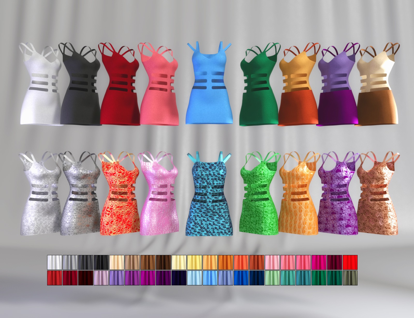 JMR dForce Jana Short Dress for G8F by N/A