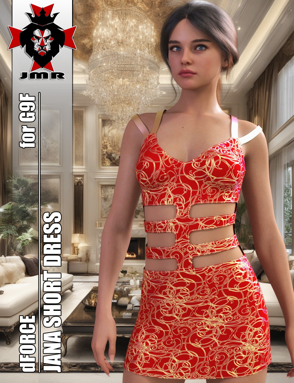 JMR dForce Jana Short Dress for G9F and G8F by N/A