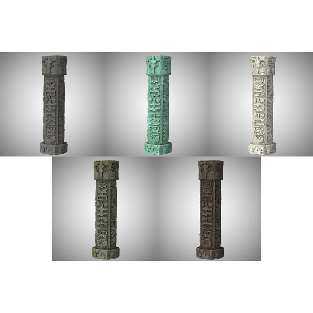 Dungeon Pack 1: Columns for Poser by N/A