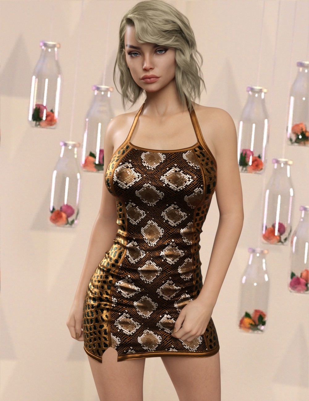 InStyle - dForce Little Sas Dress G8FG8.1F by N/A