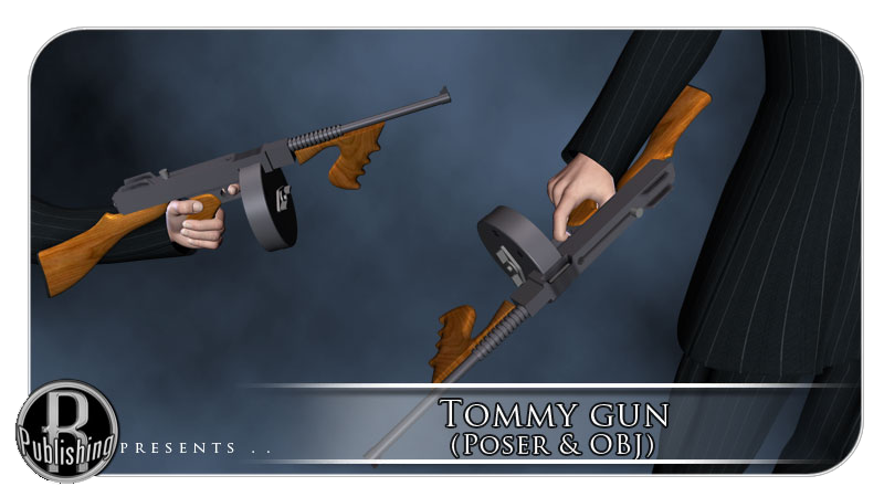 The Tommy Gun (Poser,OBJ and LWO) by N/A