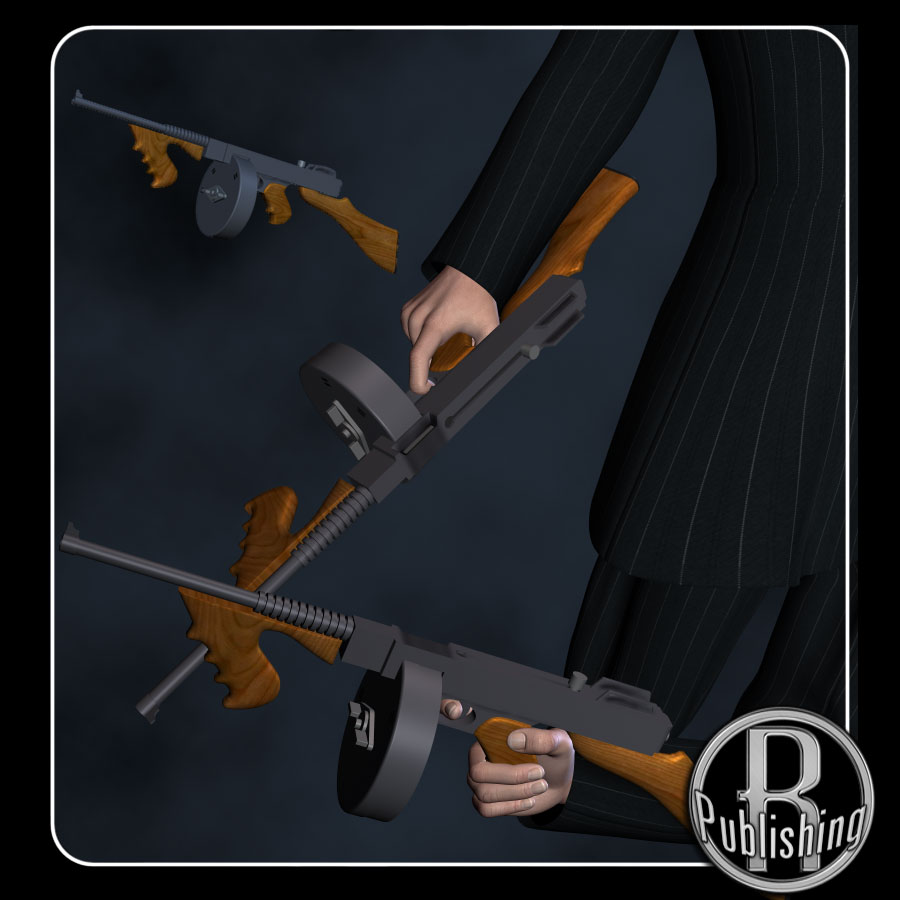 The Tommy Gun (Poser,OBJ and LWO) by N/A