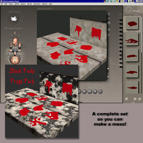 Blood Pools Kit I & II (Poser) by N/A