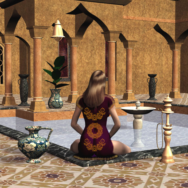 The Harem Bath by N/A