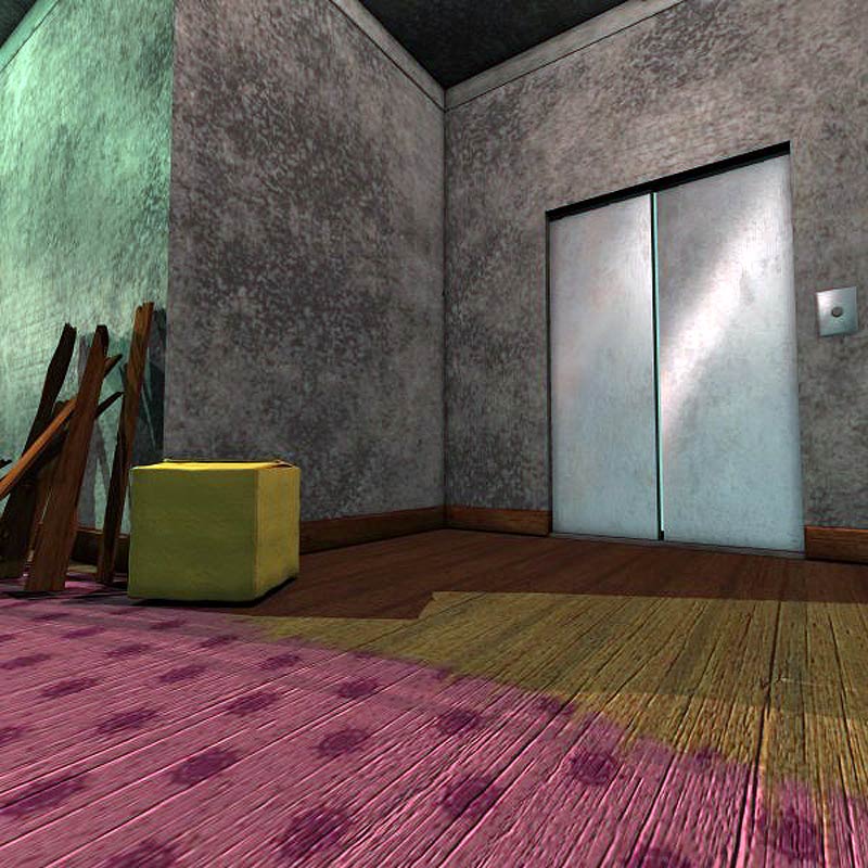 Decayed Corridor & Rooms for Poser by N/A