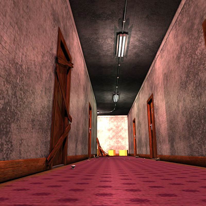 Decayed Corridor & Rooms for Poser by N/A