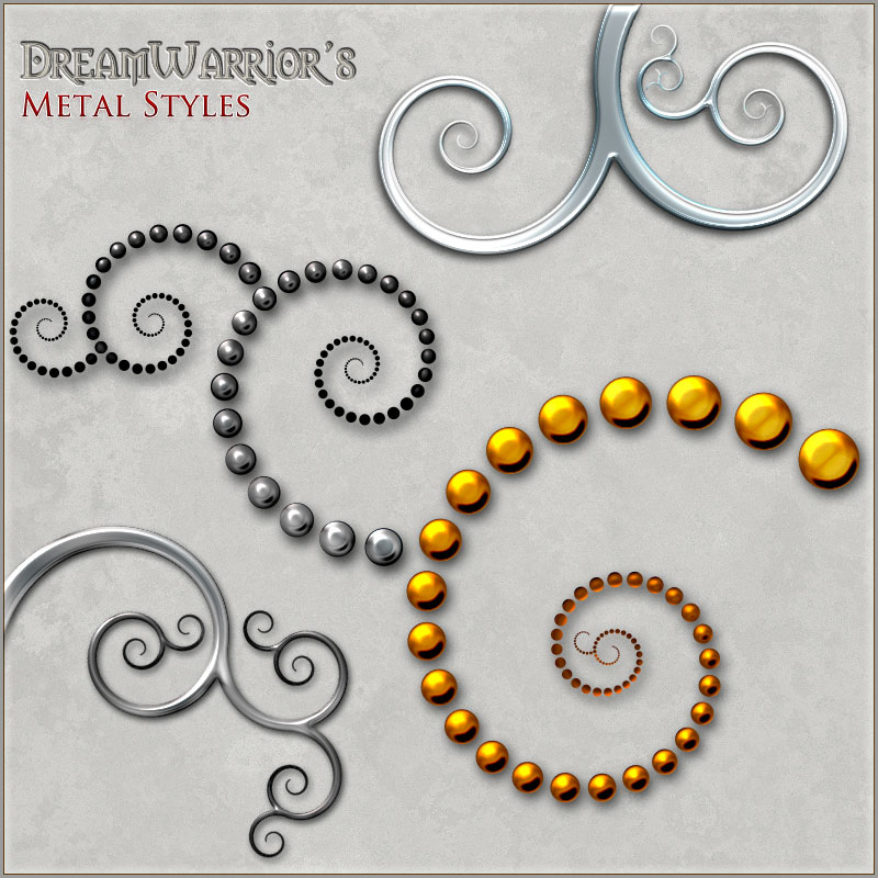 DW - Metal Styles for Photoshop by N/A