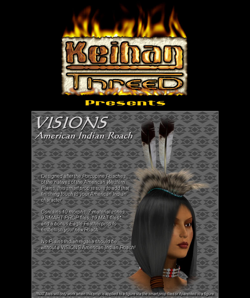 VISIONS: American Indian Roach by N/A