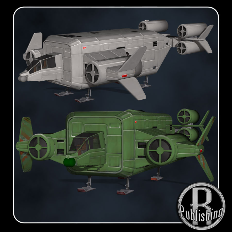 Dropships (Poser, OBJ, VUE & LWO) by N/A