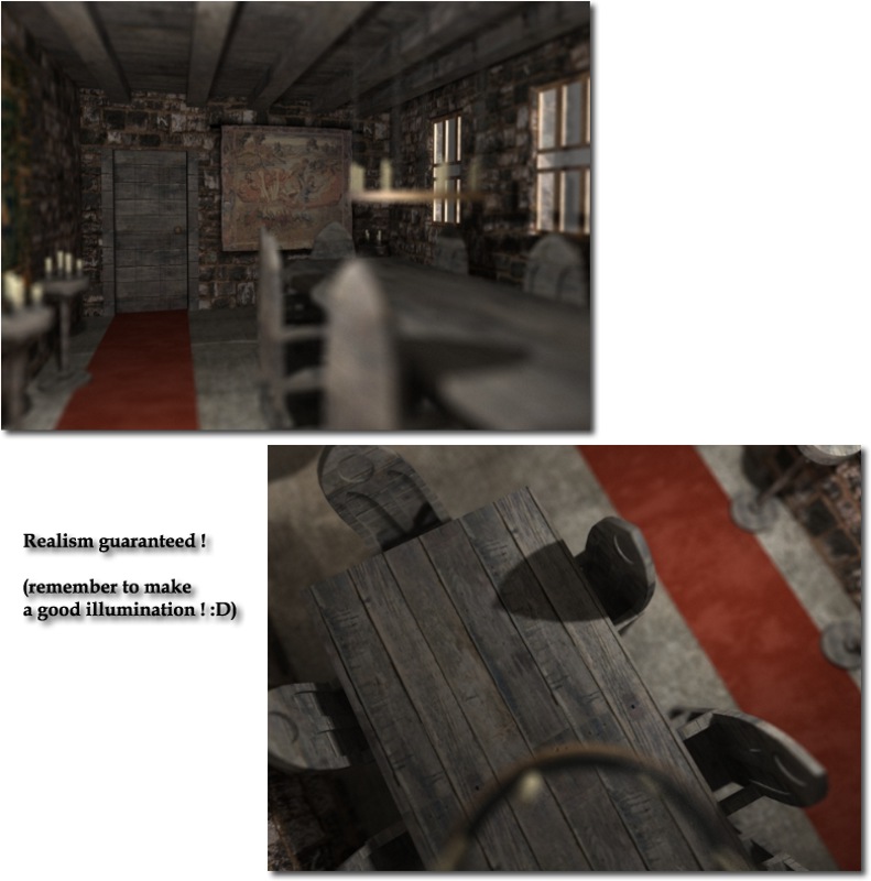 Castle interior rooms by N/A