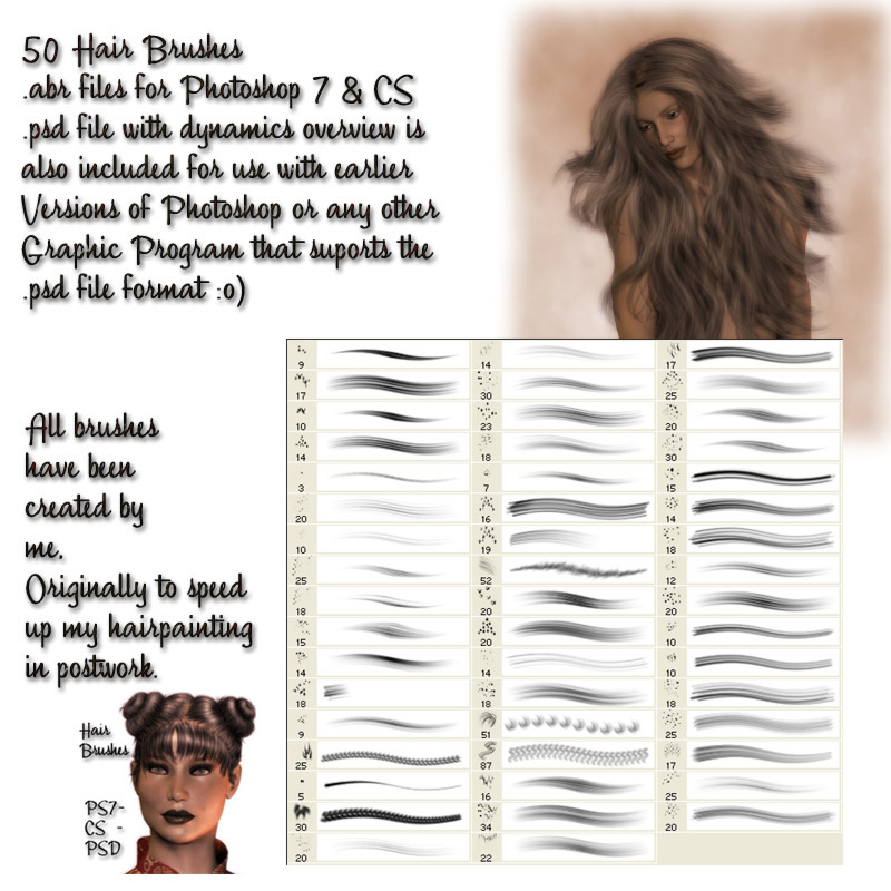 Antje's Hair Brushes by N/A