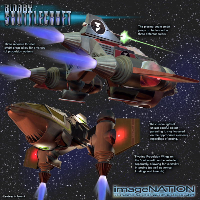 Binary Shuttlecraft by N/A