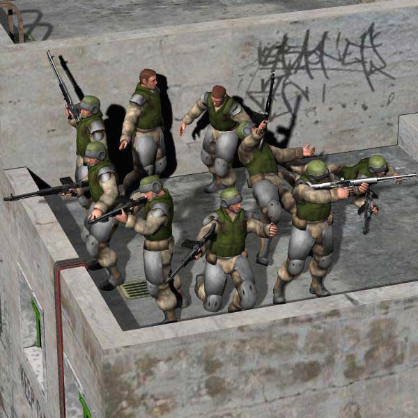 Soldier - Low Res (Poser, 3ds & Obj) by N/A