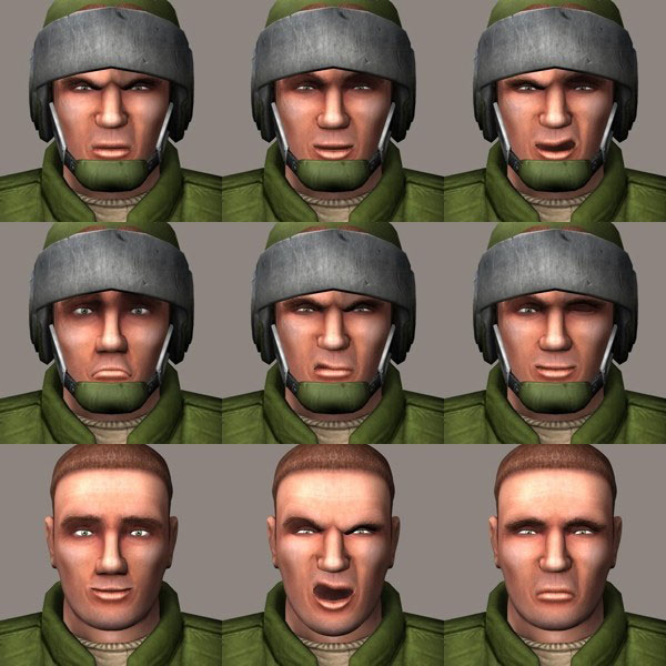 Soldier - Low Res (Poser, 3ds & Obj) by N/A