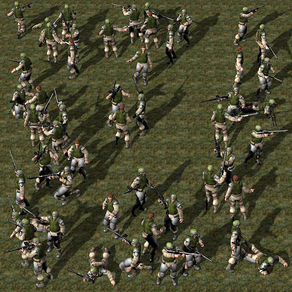 Soldier - Low Res (Poser, 3ds & Obj) by N/A