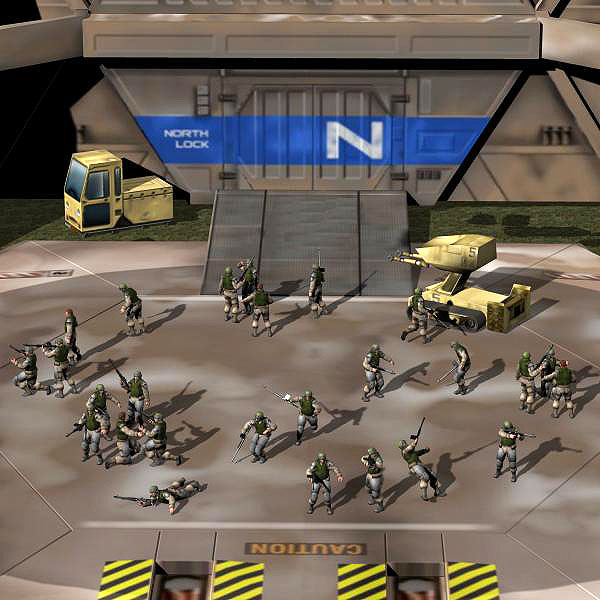 Soldier - Low Res (Poser, 3ds & Obj) by N/A