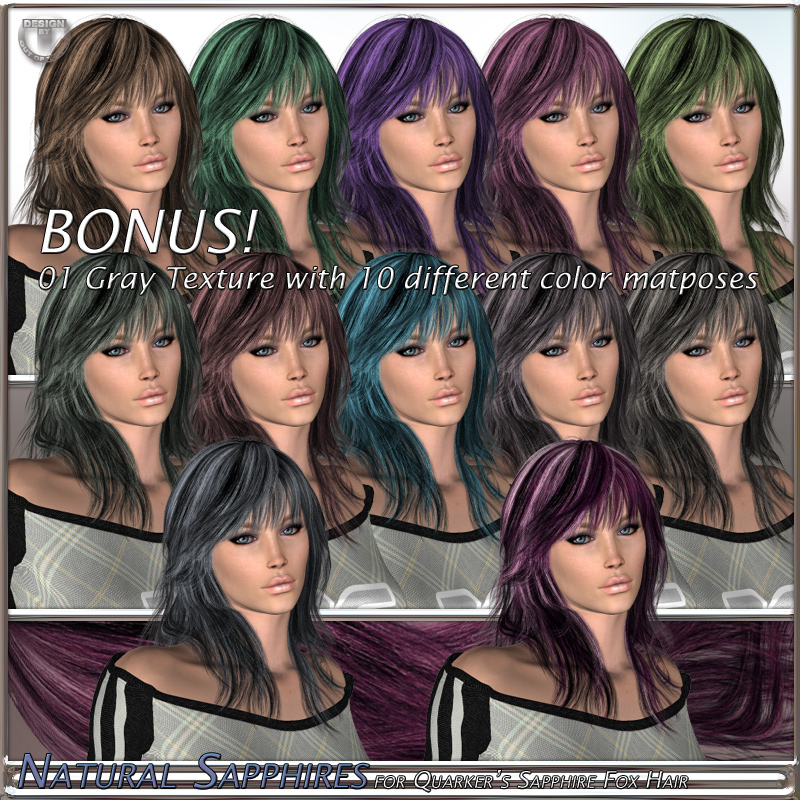 Natural Sapphires for Quarker's Sapphire Fox Hair by N/A