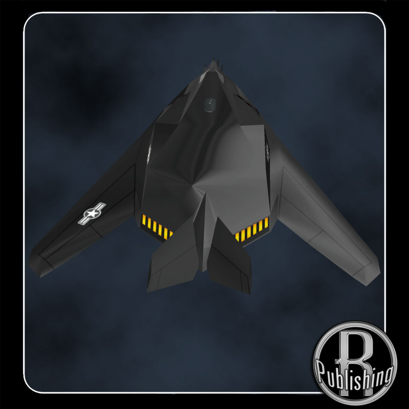 Stealth-type Fighter (Poser, OBJ & Vue) by N/A