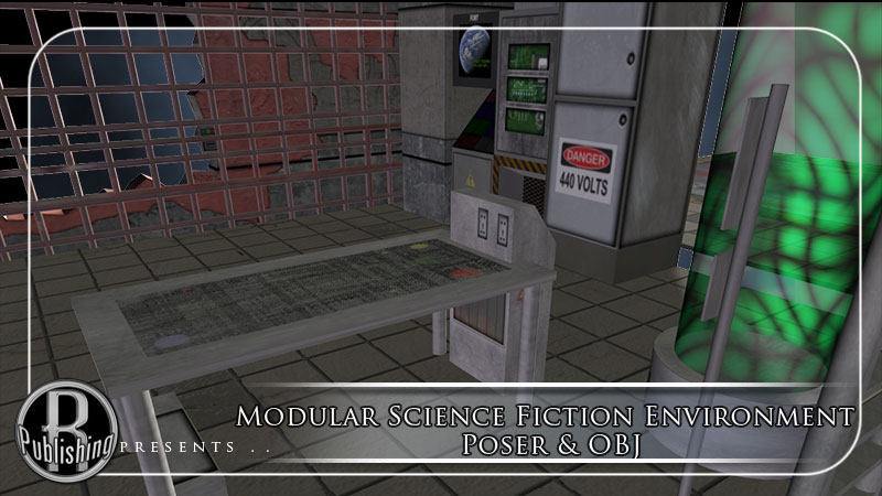 Modular Sci-Fi Enviro (Poser & OBJ) by N/A