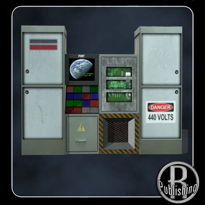 Modular Sci-Fi Enviro (Poser & OBJ) by N/A