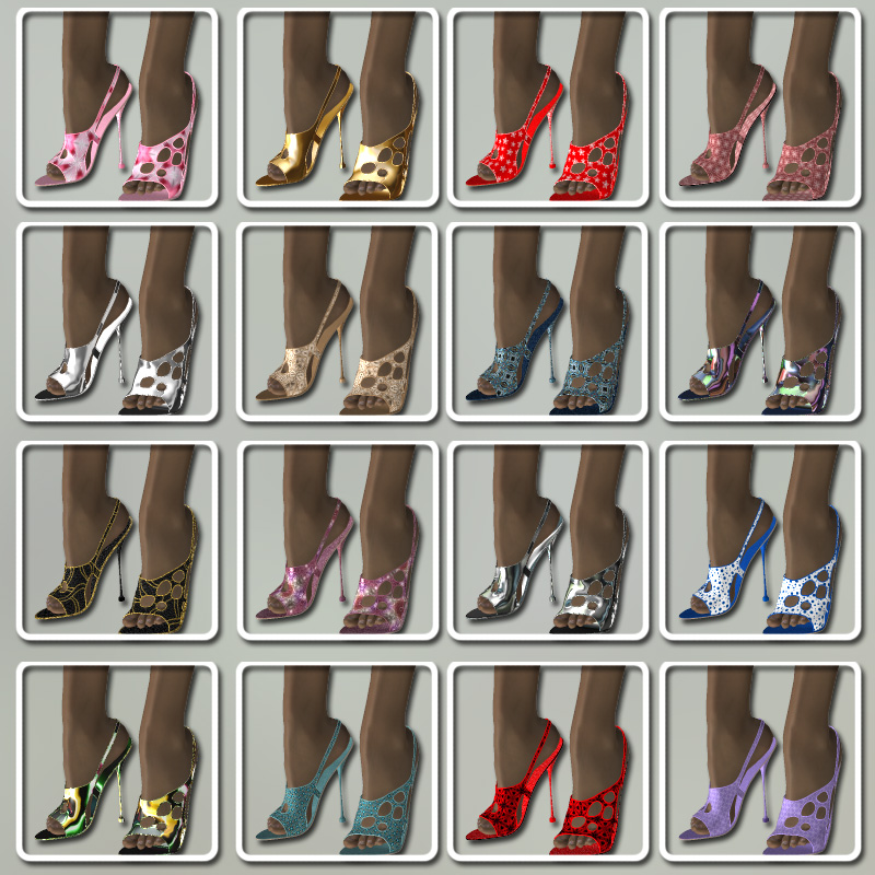 Summer Stilettos & 30 Styles for Vicky 3 by N/A