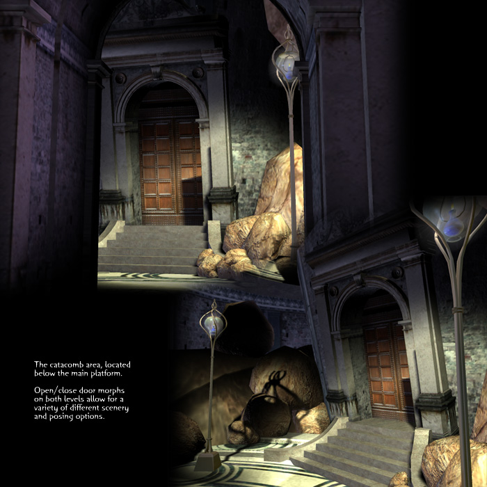 Elfen Citadel: Platforms & catacomb by N/A
