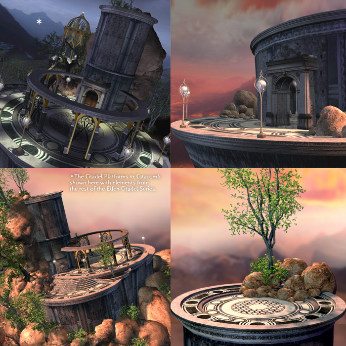 Elfen Citadel: Platforms & catacomb by N/A