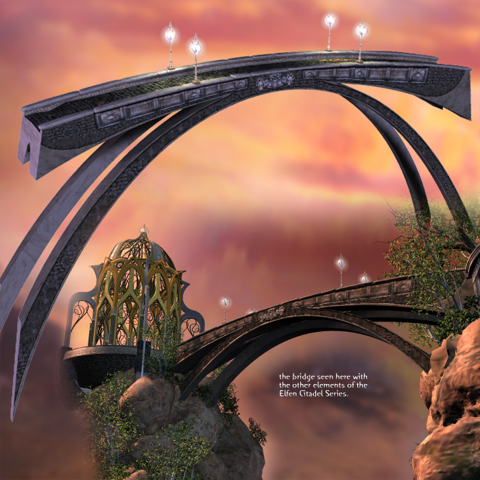 Elfen Citadel: Lighted Bridge by N/A