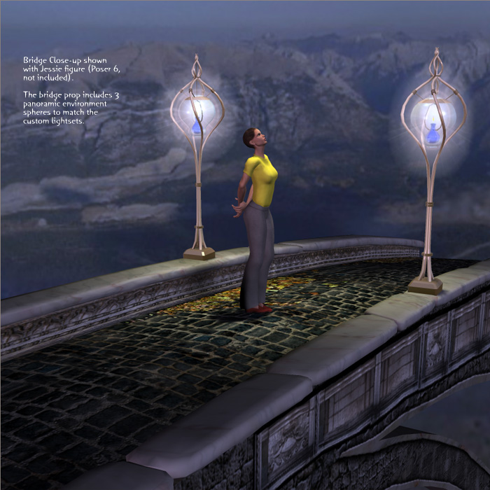 Elfen Citadel: Lighted Bridge by N/A