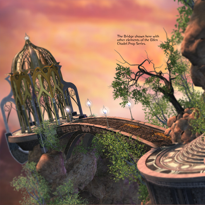 Elfen Citadel: Lighted Bridge by N/A