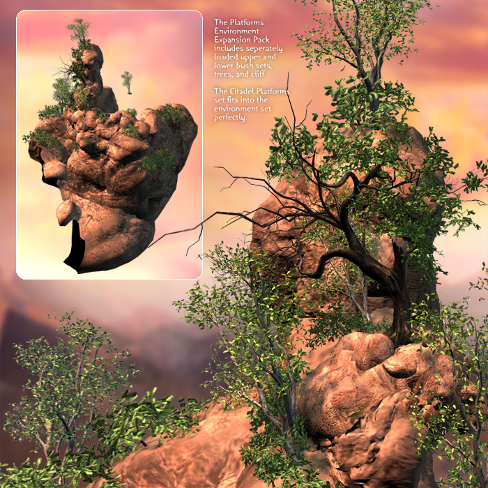 Elfen Citadel: Platforms Environment Pack by N/A