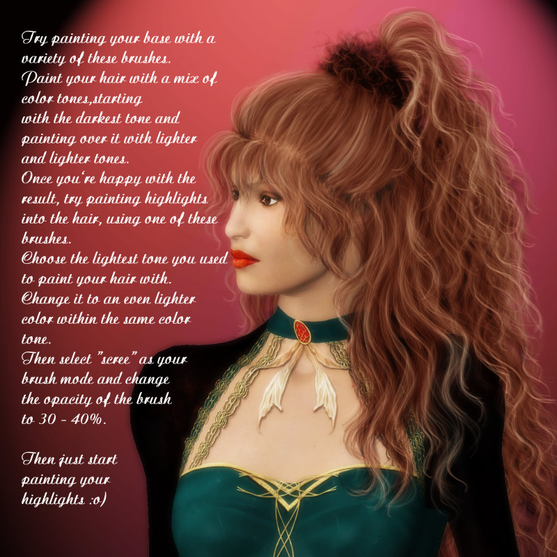 Antje's Hair Brushes - 2 - & Bonus Fur by N/A