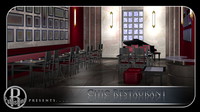 Chic Restaurant (Poser, Vue & OBJ) by N/A
